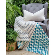 GOTS Certified Organic Cotton Reversible Baby Quilt (100x120cm) - Little Fish (Blue) V563-0005