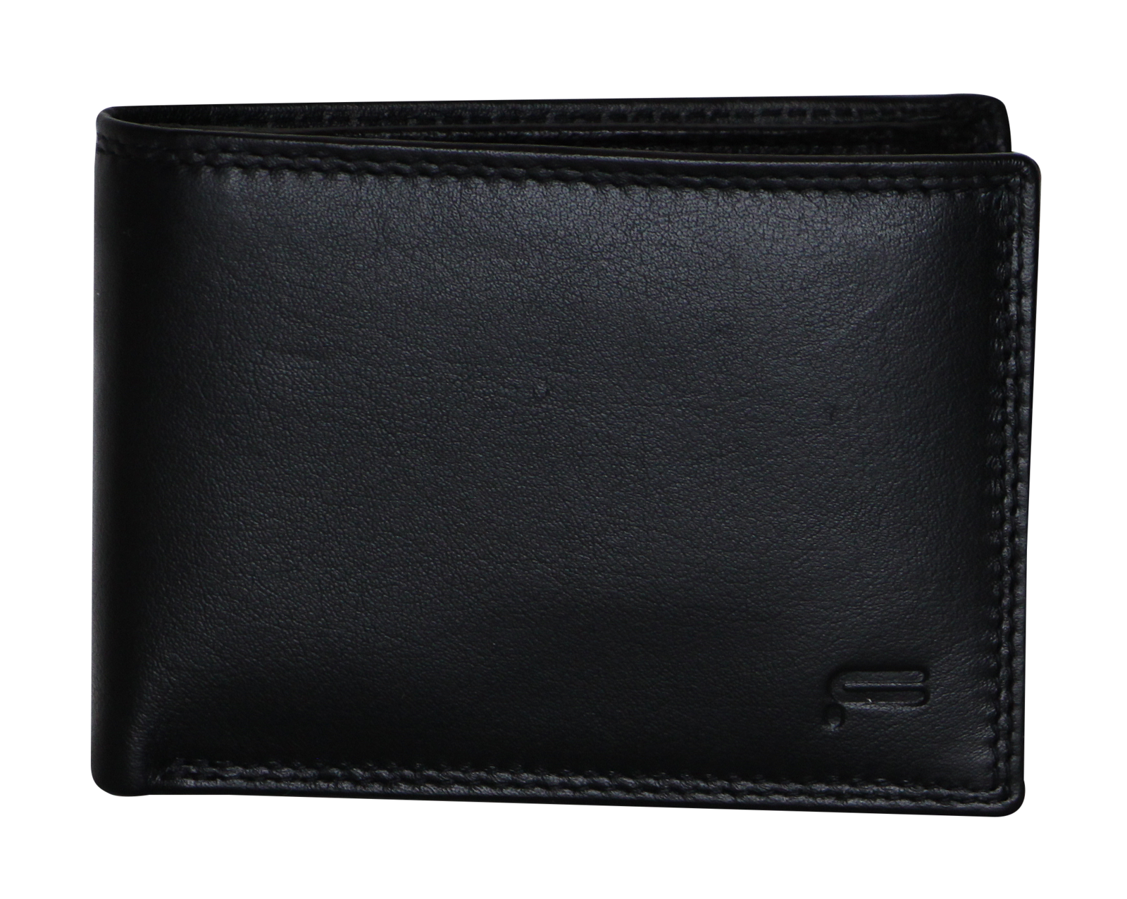Futura Mens RFID Slim Genuine Leather Wallet - Black V563-00183L-BLACK