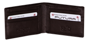 Futura Mens RFID Slim Leather Wallet - Brown V563-00183L-BROWN