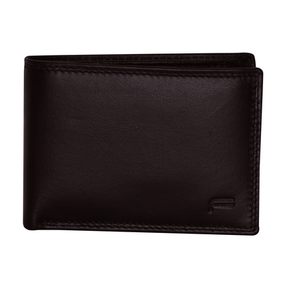 Futura Mens RFID Slim Leather Wallet - Brown V563-00183L-BROWN