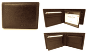 Futura Mens RFID Leather Coin Fold Over Genuine Leather Wallet - Tan V563-00240L-TAN