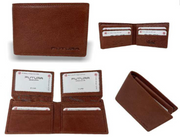 Futura RFID Leather Fold Over Genuine Leather Wallet - Tan V563-00241L-TAN