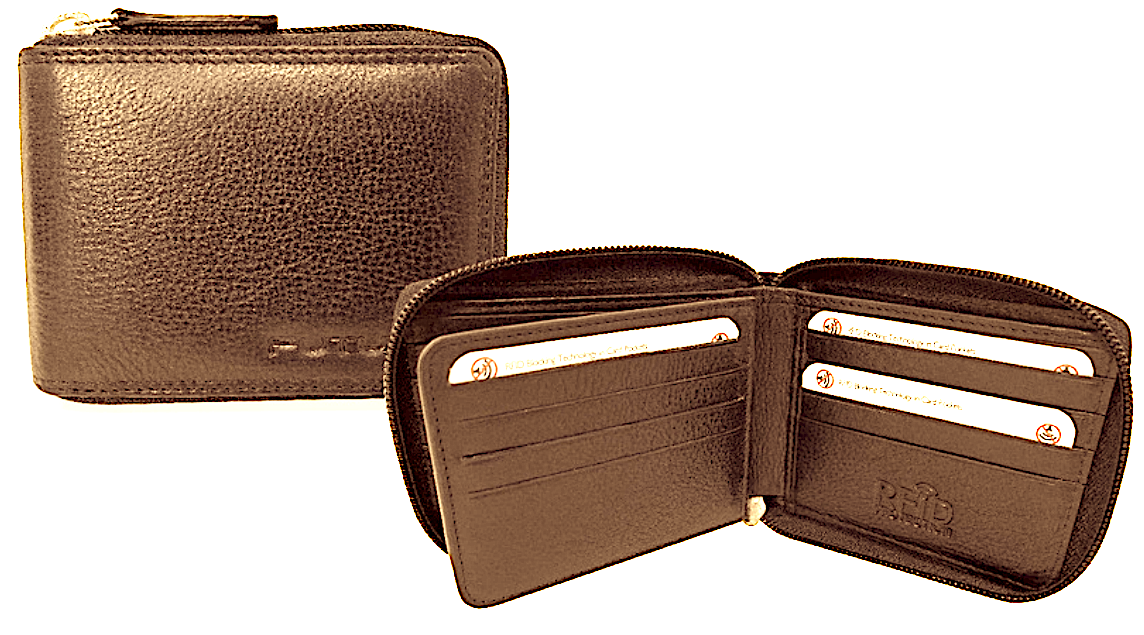 Futura Leather Zip Around Mens Genuine Leather Wallet w/ RFID Protection - Tan V563-00242L-TAN