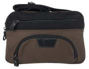 FIB Byron East West Sling Shoulder Bag Travel Adjustable Strap - Brown V563-00314C-BROWN