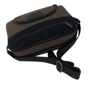 FIB Byron East West Sling Shoulder Bag Travel Adjustable Strap - Brown V563-00314C-BROWN