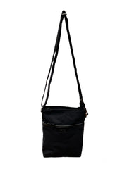 FIB Byron Cotton Canvas Sling Bag Shoulder Travel - Black V563-00315C-BLACK