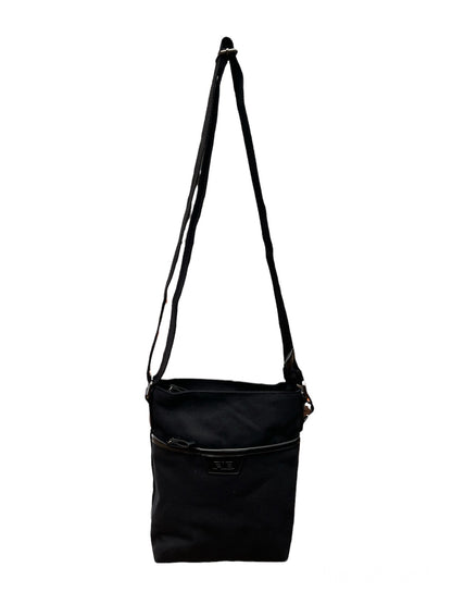 FIB Byron Cotton Canvas Sling Bag Shoulder Travel - Black V563-00315C-BLACK