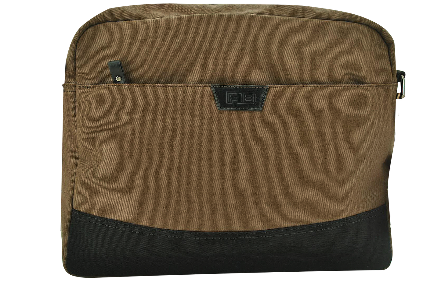 FIB Byron Canvas Laptop Messenger Bag Travel Shoulder Sling - Brown V563-00318C-BROWN