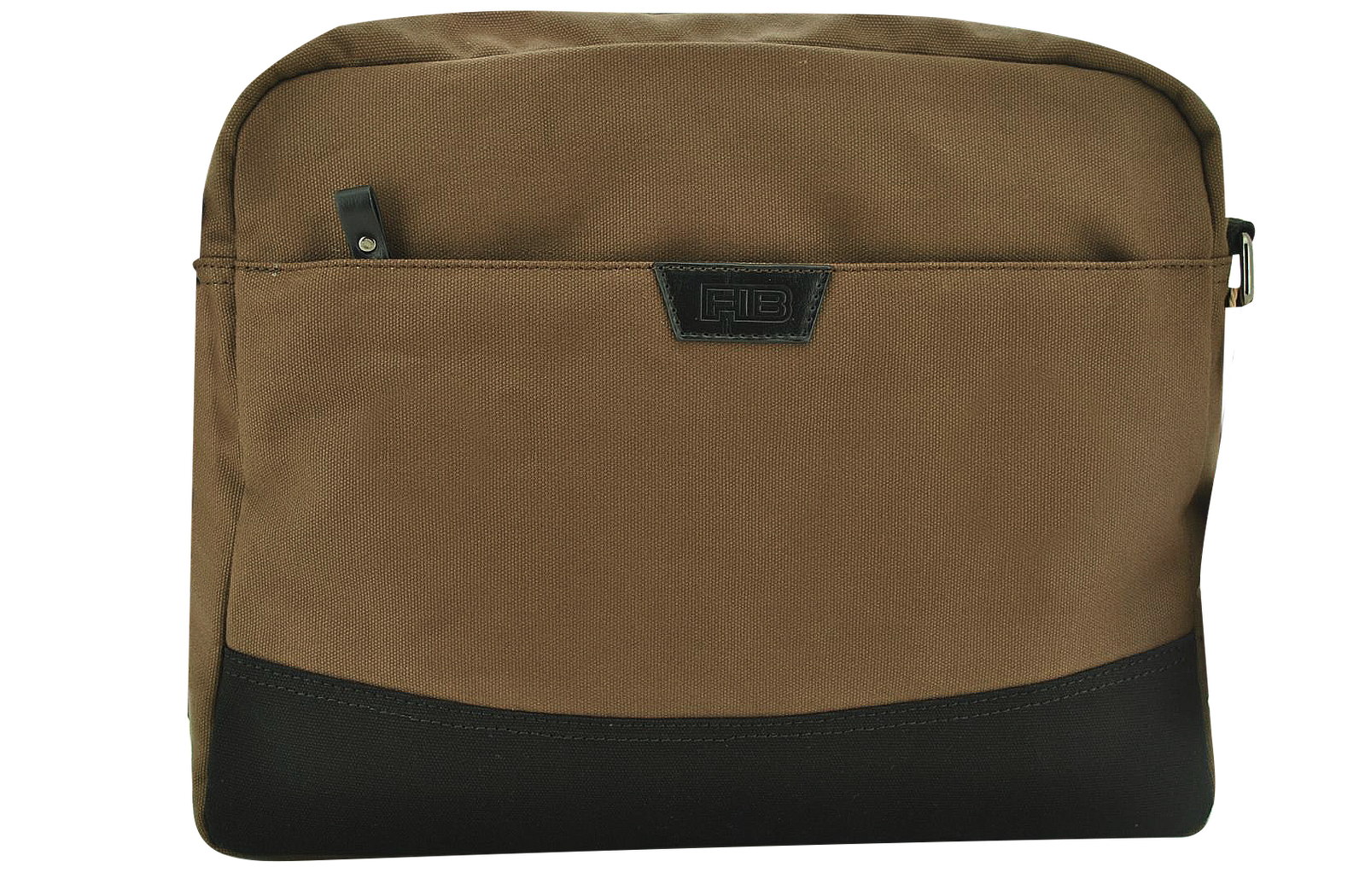 FIB Byron Canvas Laptop Messenger Bag Travel Shoulder Sling - Brown V563-00318C-BROWN