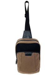 FIB Byron Sling Backpack Bag Travel w/ Single Adjustable Strap - Brown V563-00319C-BROWN