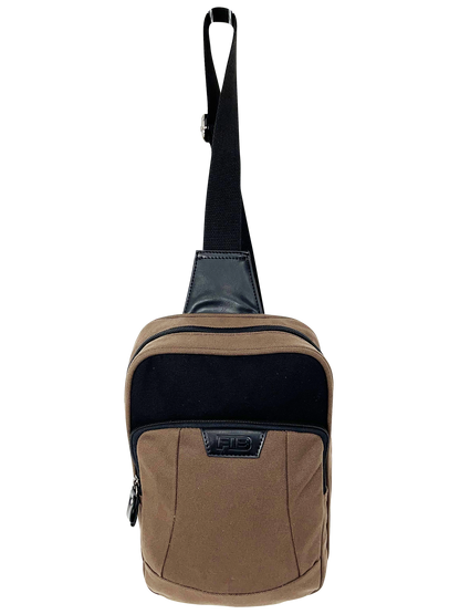 FIB Byron Sling Backpack Bag Travel w/ Single Adjustable Strap - Brown V563-00319C-BROWN