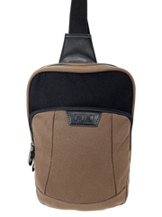FIB Byron Sling Backpack Bag Travel w/ Single Adjustable Strap - Brown V563-00319C-BROWN