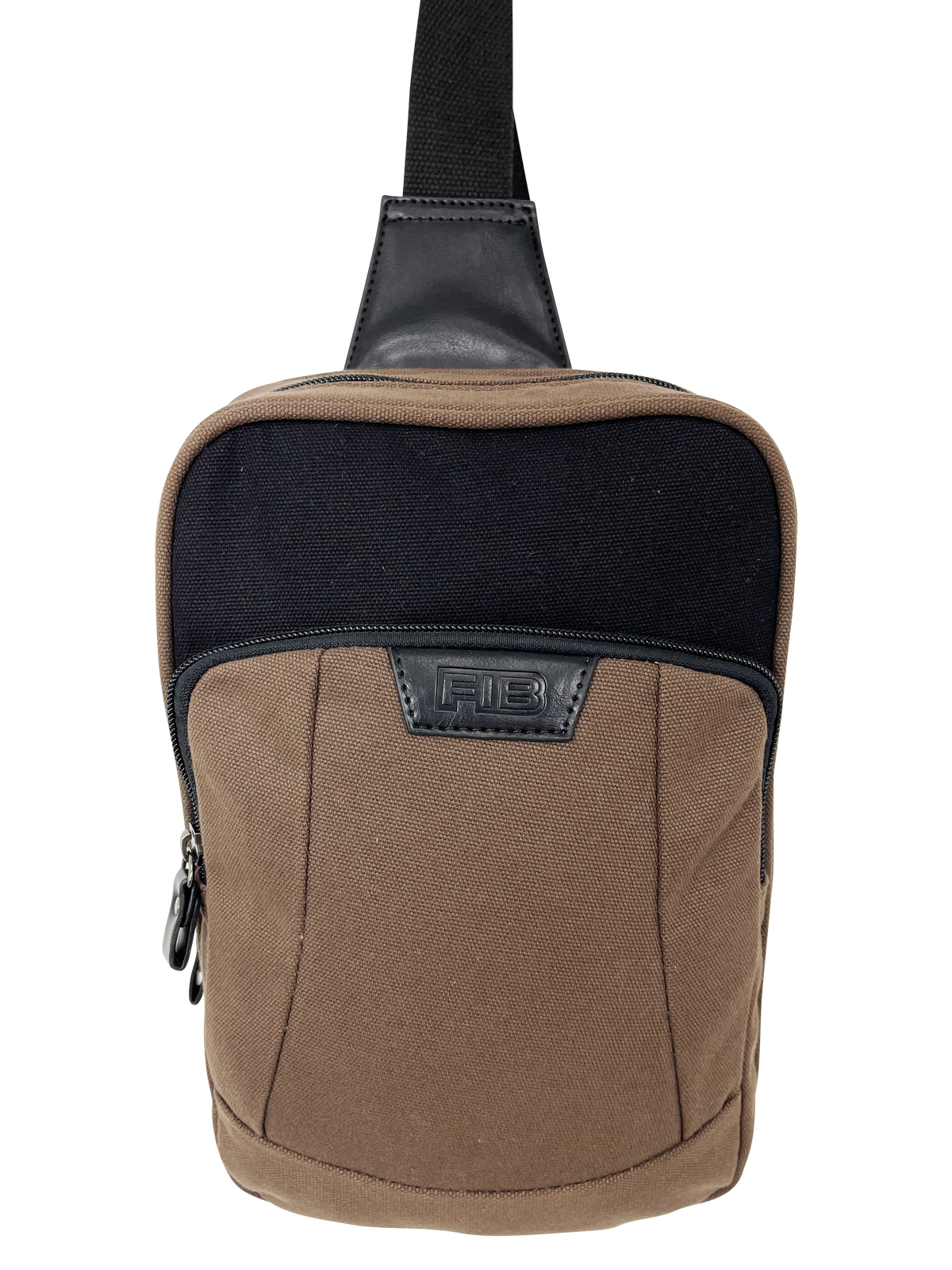 FIB Byron Sling Backpack Bag Travel w/ Single Adjustable Strap - Brown V563-00319C-BROWN