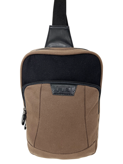 FIB Byron Sling Backpack Bag Travel w/ Single Adjustable Strap - Brown V563-00319C-BROWN