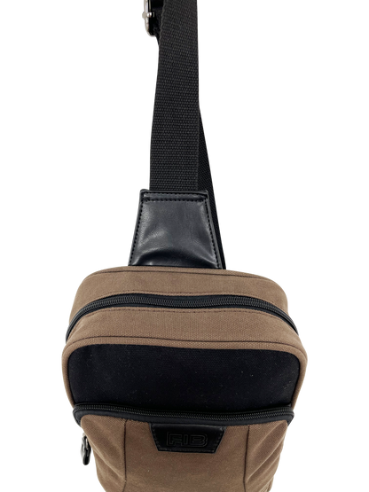 FIB Byron Sling Backpack Bag Travel w/ Single Adjustable Strap - Brown V563-00319C-BROWN
