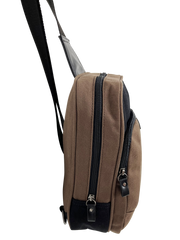 FIB Byron Sling Backpack Bag Travel w/ Single Adjustable Strap - Brown V563-00319C-BROWN