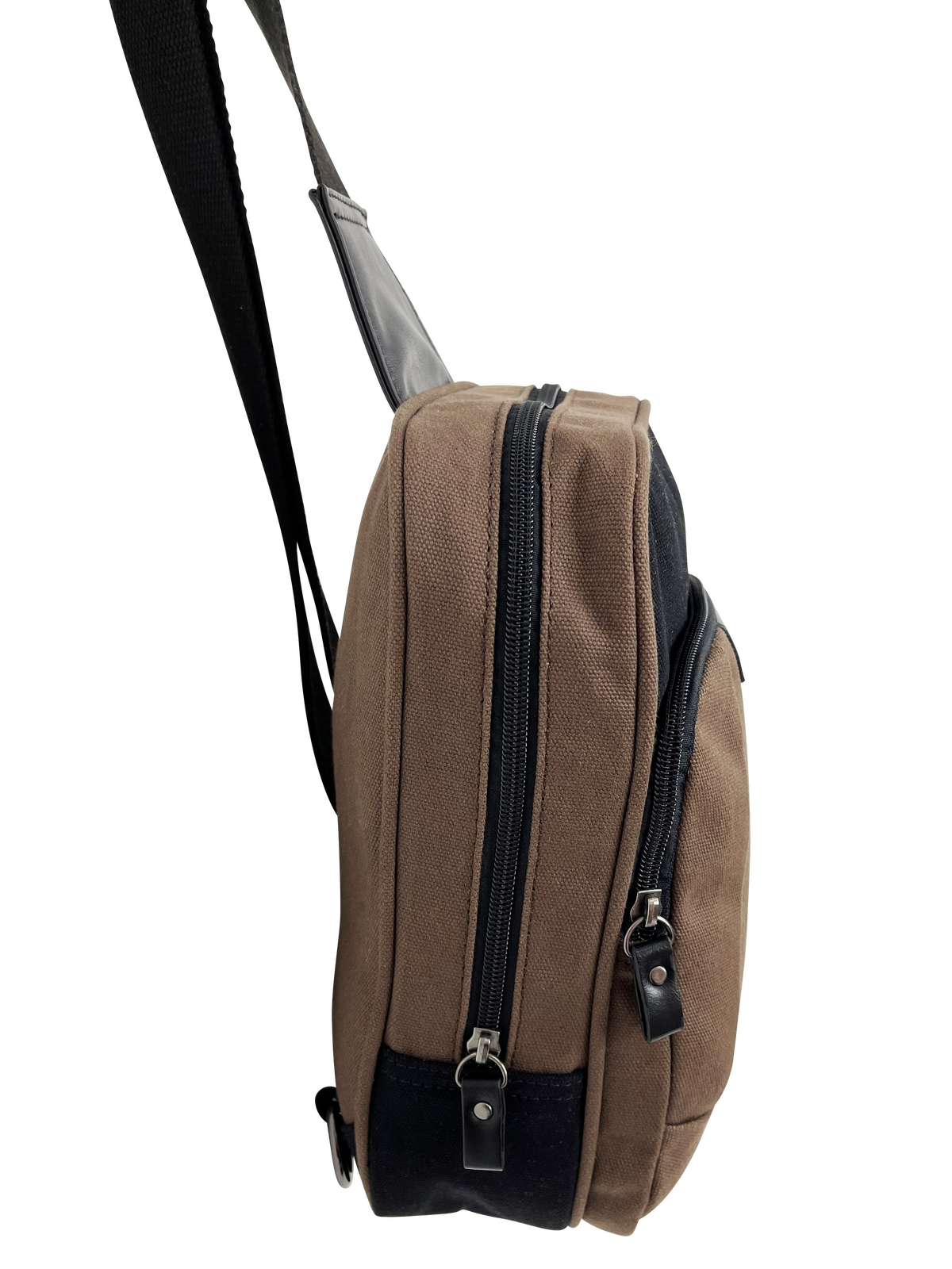 FIB Byron Sling Backpack Bag Travel w/ Single Adjustable Strap - Brown V563-00319C-BROWN