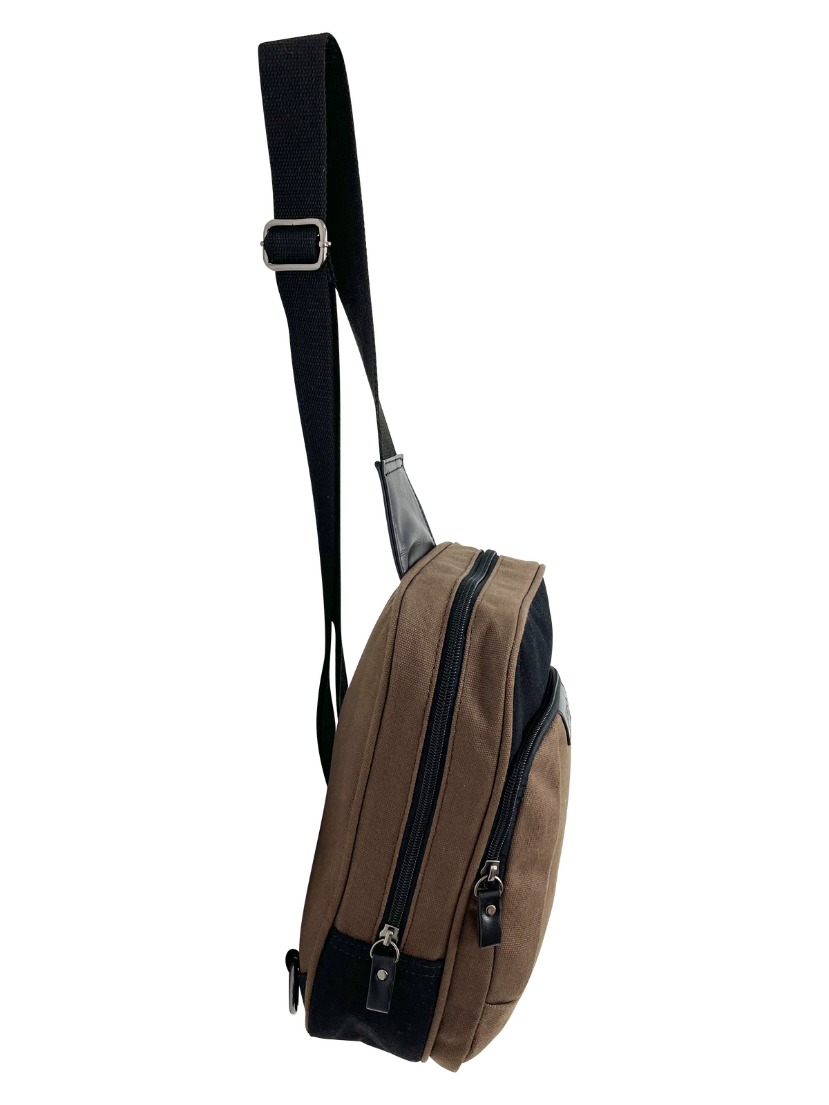 FIB Byron Sling Backpack Bag Travel w/ Single Adjustable Strap - Brown V563-00319C-BROWN