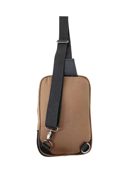 FIB Byron Sling Backpack Bag Travel w/ Single Adjustable Strap - Brown V563-00319C-BROWN