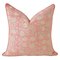 Kolka Pastel Pink Decorative Soft Cotton Voile Decorative Cushion Cover Only - Pink V563-0109