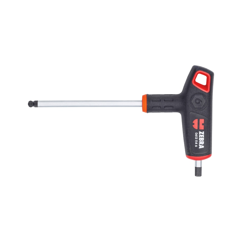 Wurth 6pcs Set of 2C T-Handle Hex Keys V563-061311406
