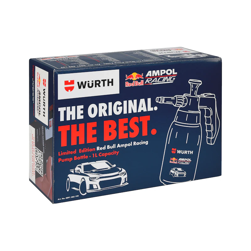 1L Wurth RedBull Ampol F1 Racing Brake Cleaner Specific Pump Spray Bottle Unfilled V563-0891503199