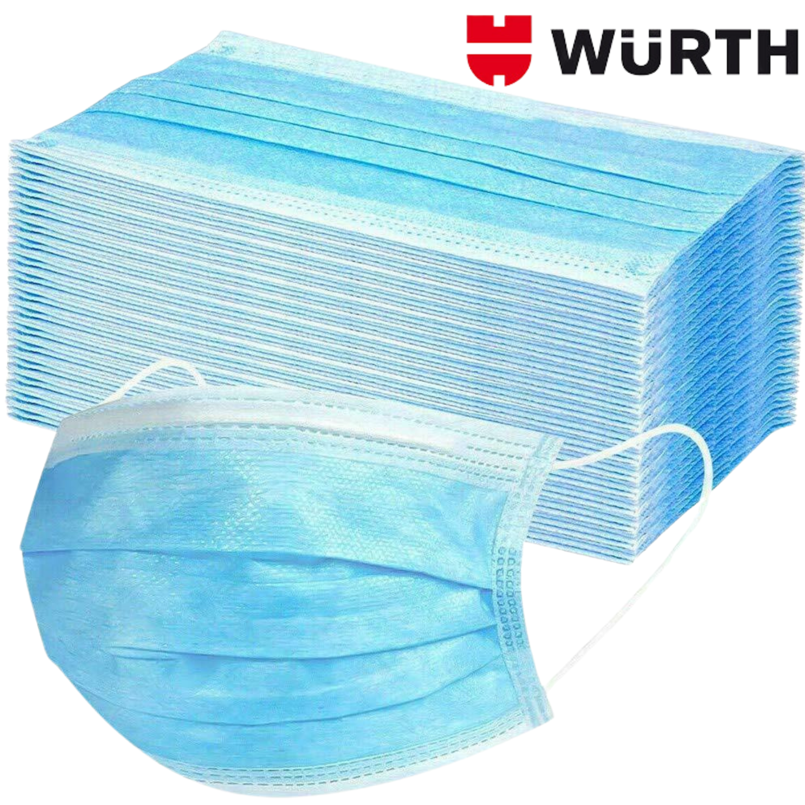 50x Disposable Surgical Face Mask Dust Mouth Guard 3 Ply Air Purifying V563-0899110001-1PACKOF50