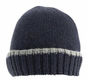 Dents Mens Knitted Hat w/ Turn Up Brim Warm Winter Ski - Navy / Slate V563-1-4086-NVY-SLTE