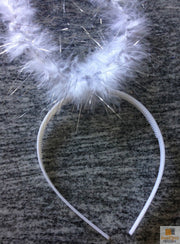 ANGEL HEADBAND Fairy Halo Hair Hoop Costume Dress Up Party Xmas Headpiece V563-10010-WHITE