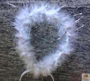 ANGEL HEADBAND Fairy Halo Hair Hoop Costume Dress Up Party Xmas Headpiece V563-10010-WHITE