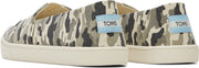 TOMS Womens Casual Canvas Slip On Sneakers Shoes Espadrilles Flats - Army Camo Camouflage - US 9 V563-10016779-US9