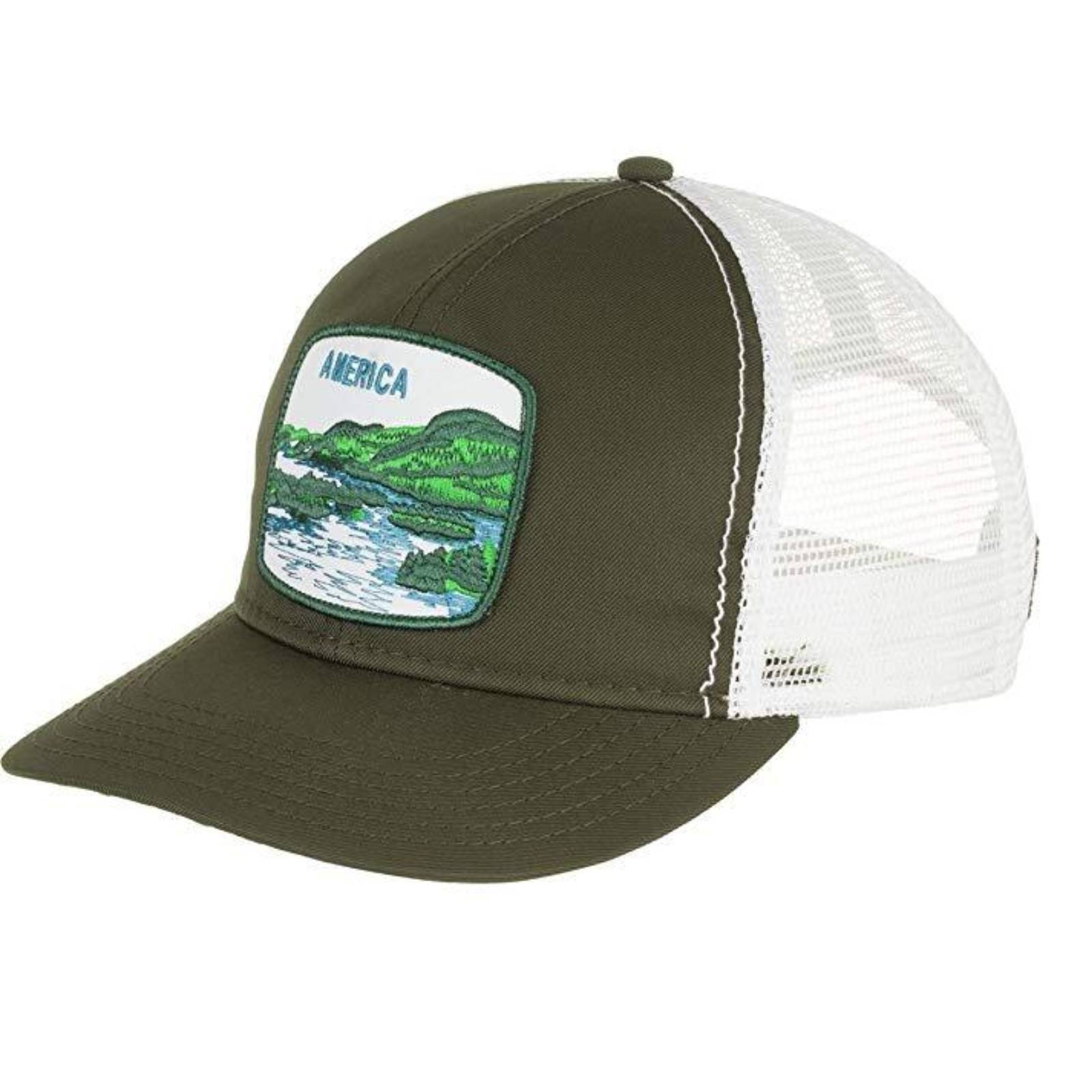 Goorin Brothers Uhmerrica America Baseball Trucker Cap Hat Bros - Forest V563-101-0014-FOREST