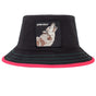 Goorin Bros Costa Lobo Bucket Hat 100% Cotton Animal Series - Black - L V563-105-0006-BLACK-L