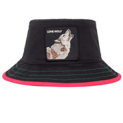 Goorin Bros Costa Lobo Bucket Hat 100% Cotton Animal Series - Black - L V563-105-0006-BLACK-L