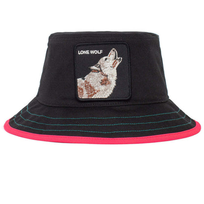 Goorin Bros Costa Lobo Bucket Hat 100% Cotton Animal Series - Black - XL V563-105-0006-BLACK-XL