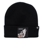 Goorin Lone Wolf Man Beanie Hat Warm Winter Ski Animal Series - Black V563-107-0120-BLK
