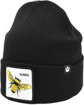 Goorin Buzzed Beanie Hat Warm Winter Ski Animal Series - Black V563-107-0216-BLK