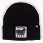 Goorin Sheep for Brains Beanie Hat Warm Winter Ski Animal Series - Black V563-107-0218-BLK