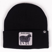 Goorin Sheep for Brains Beanie Hat Warm Winter Ski Animal Series - Black V563-107-0218-BLK