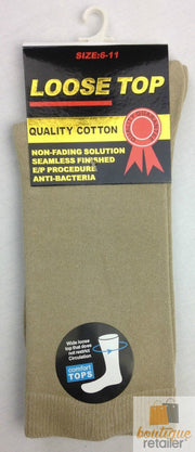 10x Pairs COTTON Rich LOOSE TOP SOCKS Medical Circulation Diabetic Comfort BULK - - - 6-11 V563-10COTTONLTSOX-BGE6-11