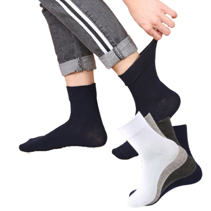10x Pairs COTTON Rich LOOSE TOP SOCKS Medical Circulation Diabetic Comfort BULK - - - 2-8 V563-10COTTONLTSOX-NVY2-8