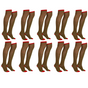 10x Christmas Over The Knee Socks Red Green Xmas Candy Cane Striped Elf Bulk V563-10PCS-CHRISTMAS_SOX