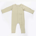 Ponchik Babies + Kids - Magnetic Bamboo Body Suit - Pistachio - 0-3m V563-11100400