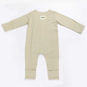 Ponchik Babies + Kids - Magnetic Bamboo Body Suit - Pistachio - 0-3m V563-11100400