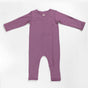 Ponchik Babies + Kids - Magnetic Bamboo Body Suit Onesie - Plum - 6-12m V563-111004012