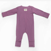 Ponchik Babies + Kids - Magnetic Bamboo Body Suit Onesie - Plum - 6-12m V563-111004012