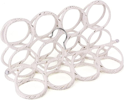 2x 24 Hole Scarf Hanger Holder Storage Tie Belt Scarf Organiser Space Saver V563-11163-2PCS
