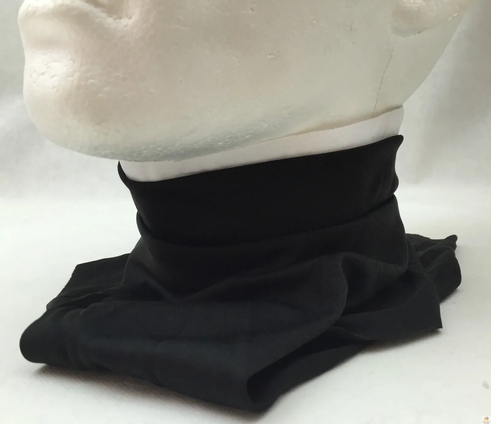 CLERICAL SHIRT COLLAR Priest Costume Halloween Fancy Dress Neck in Black V563-12000