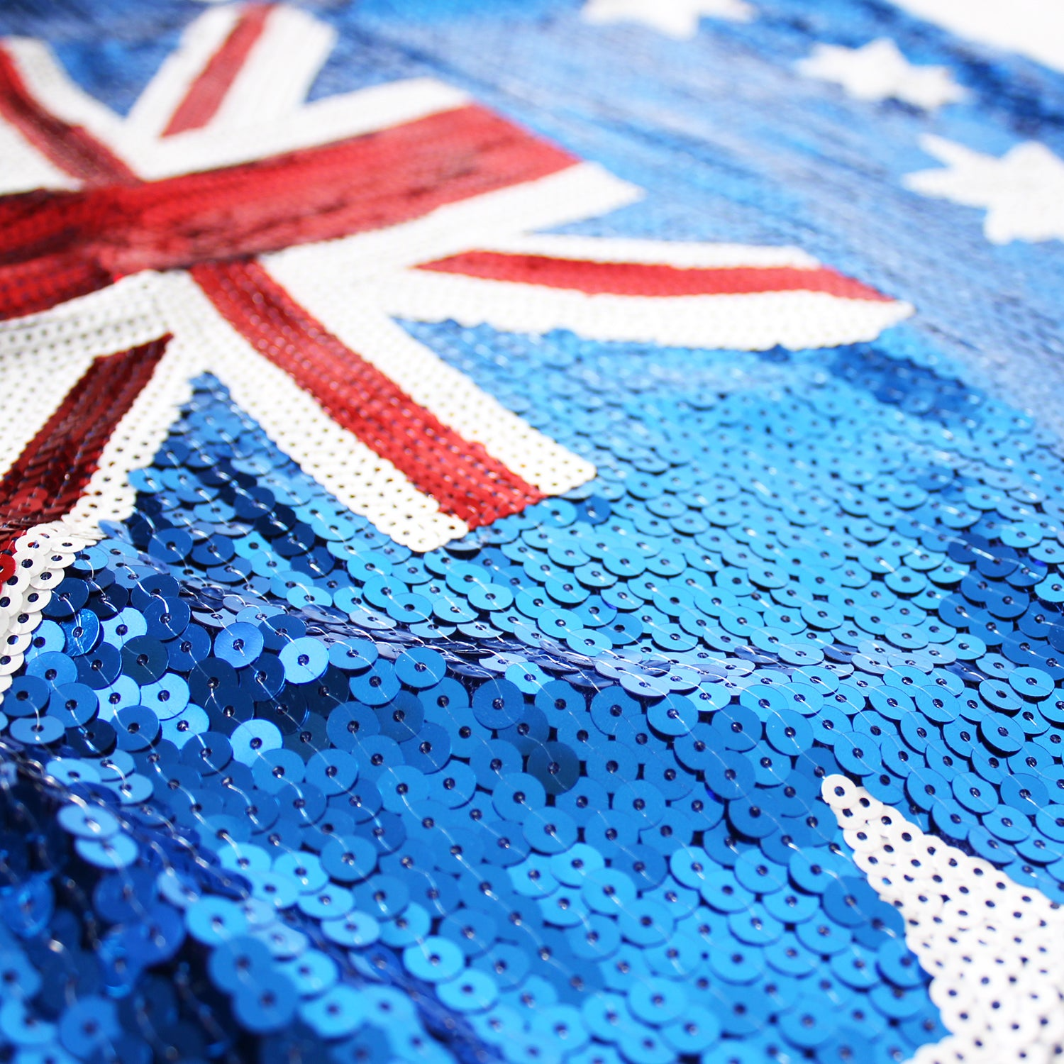 Womens Australia Flag Sequin Dress Australian Day Aussie Oz Costume V563-12084
