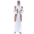 Arabian Man Costume Middle Eastern Party Sheik Dress Arab Pilgrim Sultan V563-12103